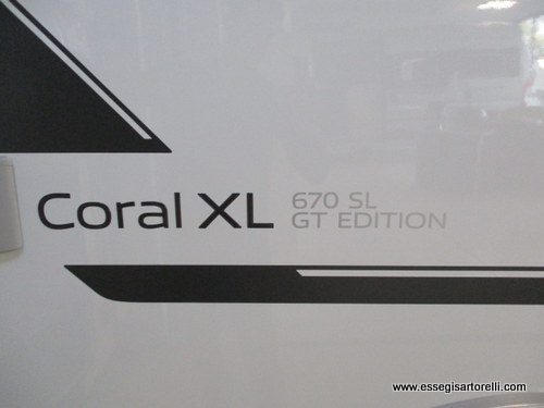 Adria New Coral XL A 670 SL GT EDITION gamma 2020 160 cv silver GARAGE e GEMELLI full