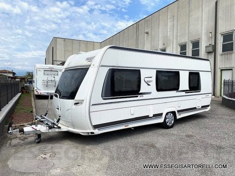Fendt Bianco Selection 515 SKM caravan 5 posti 2019 camperizzata WEBASTO e MOVER full