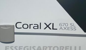 Adria Coral XL AXESS A 670 SL 165 CV POWER GAMMA 2022 garage letti gemelli pieno