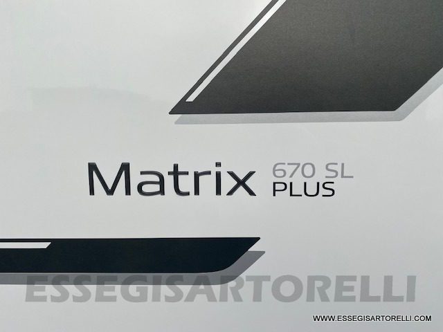 Adria Matrix PLUS M 670 SL 12/2017 (MY 2018) uniproprietario 150 cv power FULL gemelli garage basculante full