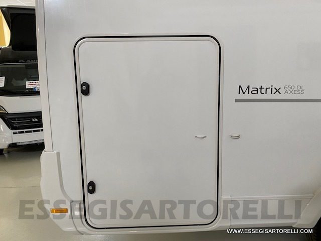 Adria New Matrix Axess M650DL gamma 2022 letti gemelli e garage doppio pavimento 160 cv power full