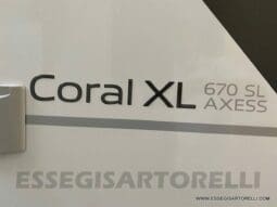 Adria Coral XL AXESS A 670 SL 165 CV POWER GAMMA 2022 garage letti gemelli pieno