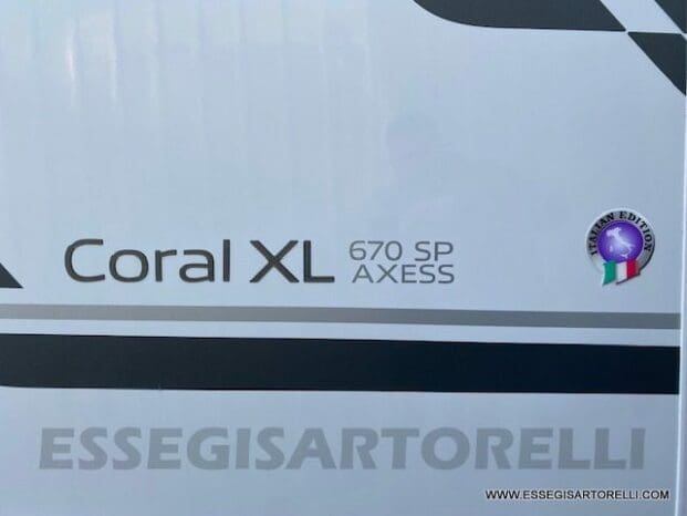 Adria New Coral Axess XL A 670 SP GARAGE gamma 2022 FIAT 160 cv POWER pieno
