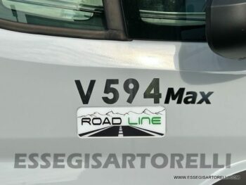 NEW CHAUSSON V 594 MAX DOPPIO MATRIMONIALE ROADLINE PREMIUM new Ducato 140 cv 599 cm