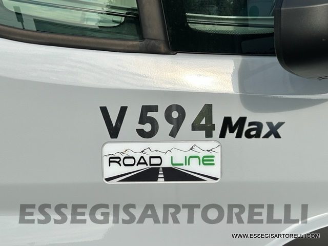 NEW CHAUSSON V 594 MAX DOPPIO MATRIMONIALE ROADLINE PREMIUM new Ducato 140 cv 599 cm full