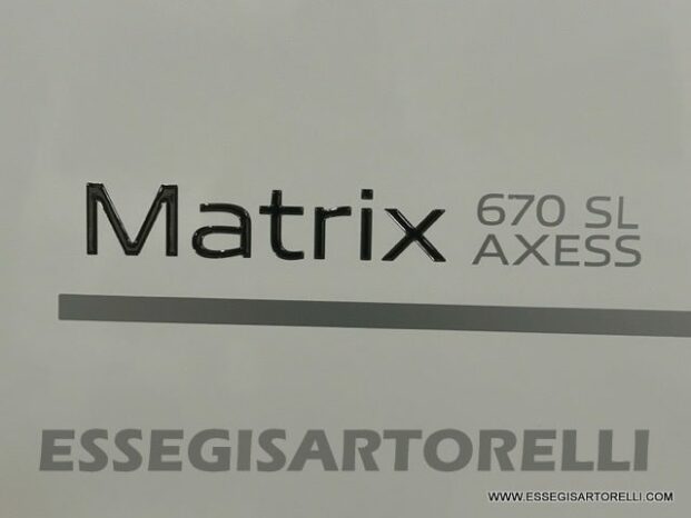 ADRIA NEW MATRIX AXESS M 670 SL FIAT GAMMA 2024 BASCULANTE, GARAGE, GEMELLI pieno
