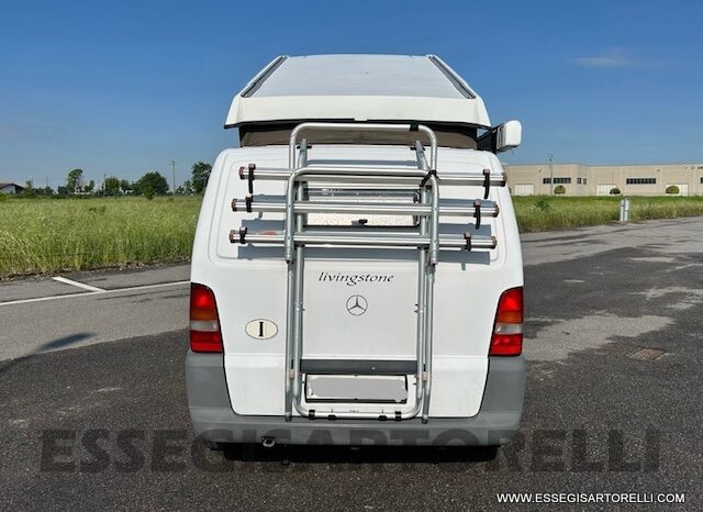 LIVINGSTONE VITO MERCEDES TETTO POPUP 465 CM CAMPER PURO pieno