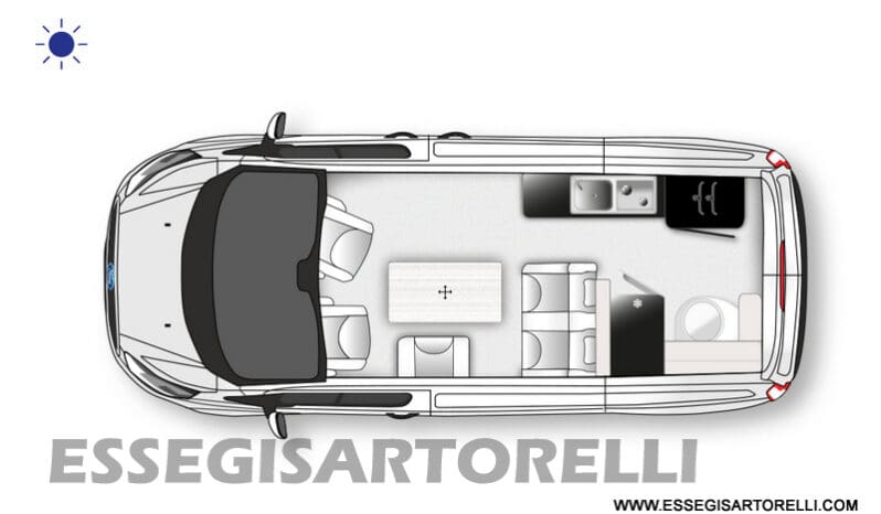 CAMPER PURO WESTFALIA KELSEY 02/2024 FULL AUTOMATICO POWER GANCIO POPUP LITHIO pieno