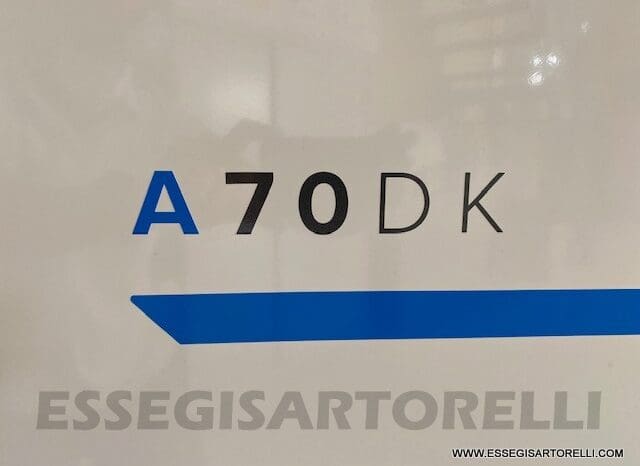 ADRIA SUNLIVING A 70 DK 699 CM 7 POSTI 2024 DOPPIA DINETTE GARAGE pieno