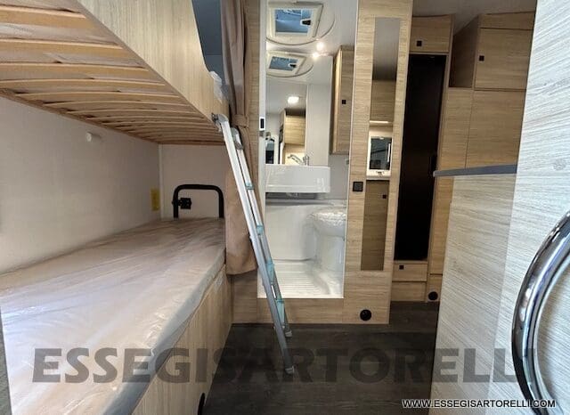 CHAUSSON FIRST LINE C 656 DOPPIA DINETTE 7 POSTI OMOLOGATI 2024 GARAGE pieno