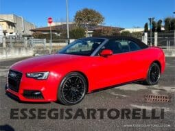 AUDI A 5 CABRIOLET FULL AUTOMATICA 190 CV 2.000 DIESEL EURO 6 DPF pieno