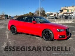 AUDI A 5 CABRIOLET FULL AUTOMATICA 190 CV 2.000 DIESEL EURO 6 DPF pieno