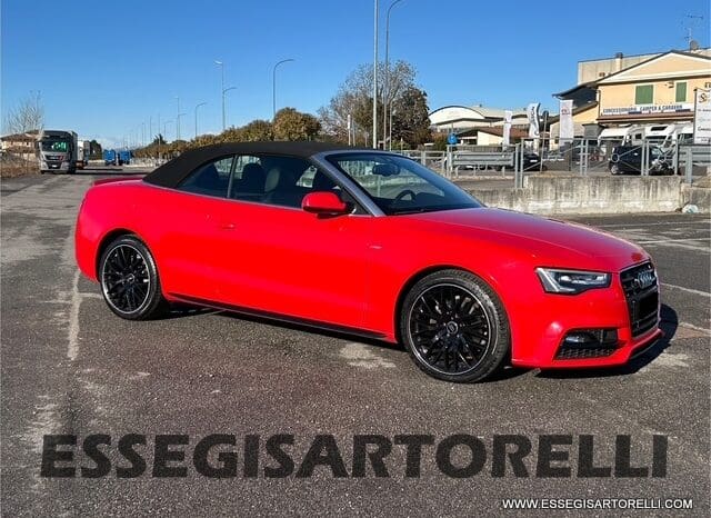 AUDI A 5 CABRIOLET FULL AUTOMATICA 190 CV 2.000 DIESEL EURO 6 DPF pieno