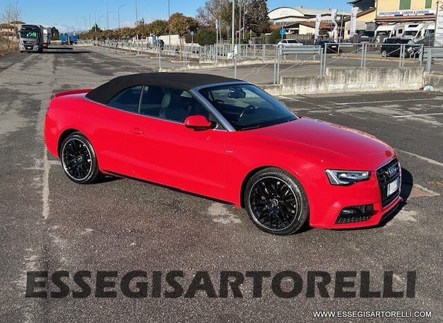 AUDI A 5 CABRIOLET FULL AUTOMATICA 190 CV 2.000 DIESEL EURO 6 DPF pieno