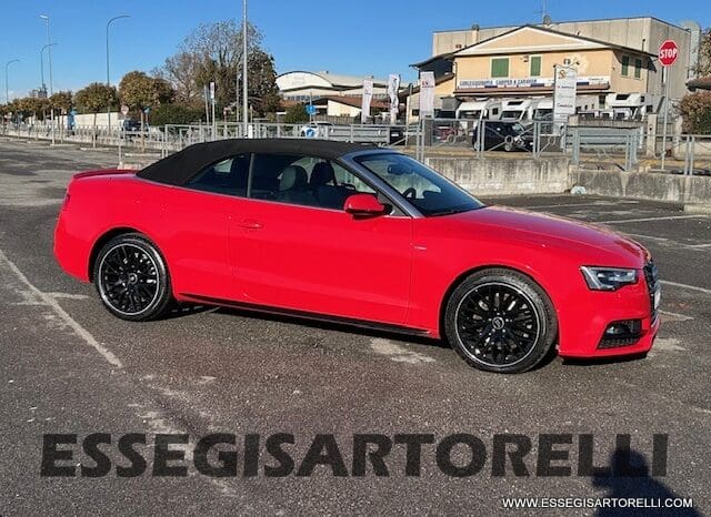 AUDI A 5 CABRIOLET FULL AUTOMATICA 190 CV 2.000 DIESEL EURO 6 DPF pieno