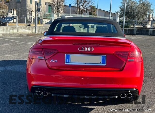 AUDI A 5 CABRIOLET FULL AUTOMATICA 190 CV 2.000 DIESEL EURO 6 DPF pieno