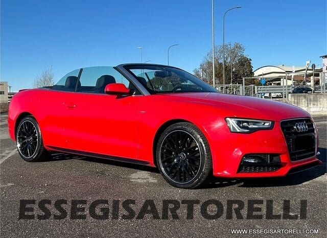 AUDI A 5 CABRIOLET FULL AUTOMATICA 190 CV 2.000 DIESEL EURO 6 DPF pieno