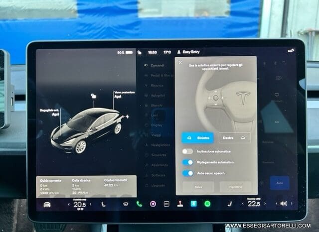 TESLA MODEL 3 DUAL MOTOR LONG RANGE (4WD) FULL OPTIONAL IVA ESPOSTA pieno