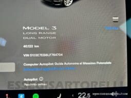 TESLA MODEL 3 DUAL MOTOR LONG RANGE (4WD) FULL OPTIONAL IVA ESPOSTA pieno