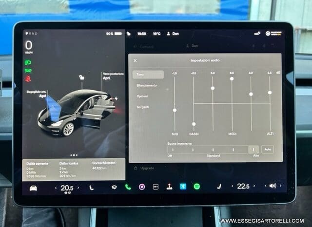 TESLA MODEL 3 DUAL MOTOR LONG RANGE (4WD) FULL OPTIONAL IVA ESPOSTA pieno