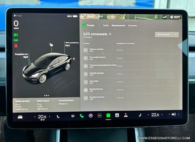 TESLA MODEL 3 DUAL MOTOR LONG RANGE (4WD) FULL OPTIONAL IVA ESPOSTA pieno