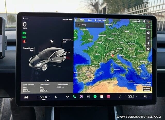 TESLA MODEL 3 DUAL MOTOR LONG RANGE (4WD) FULL OPTIONAL IVA ESPOSTA pieno