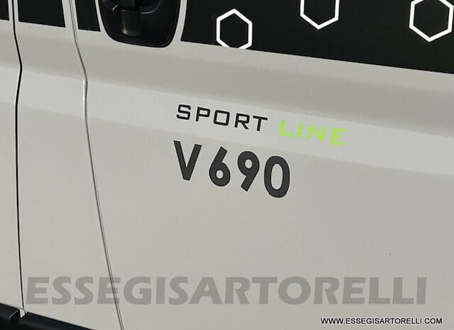 CHAUSSON SPORTLINE V 690 CAMBIO AUTOMATICO SERIE VAN 636 CM MAXI MATRIMONIALE ELETTRICO BASCULANTE 2025 pieno