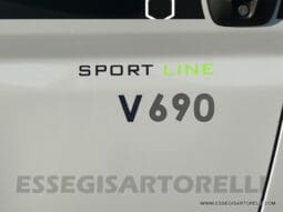 CHAUSSON SPORTLINE V 690 CAMBIO AUTOMATICO SERIE VAN 636 CM MAXI MATRIMONIALE ELETTRICO BASCULANTE 2025 pieno