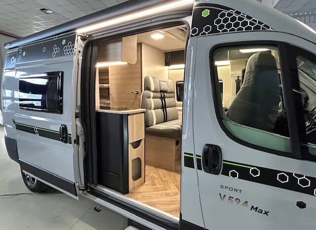 CHAUSSON SPORTLINE V 594 MAX CAMBIO AUTOMATICO SERIE VAN 599 CM DOPPIO MATRIMONIALE IN CODA 2025 pieno