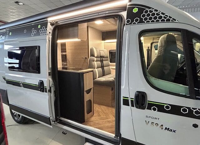 CHAUSSON SPORTLINE V 594 MAX CAMBIO AUTOMATICO SERIE VAN 599 CM DOPPIO MATRIMONIALE IN CODA 2025 pieno