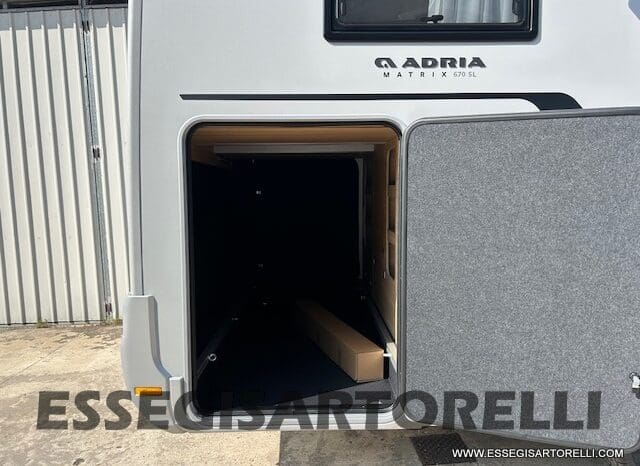 ADRIA MATRIX 60° SELECTION M 670 SL AUTOMATICO SILVER 2025 GEMELLI GARAGE BASCULANTE pieno