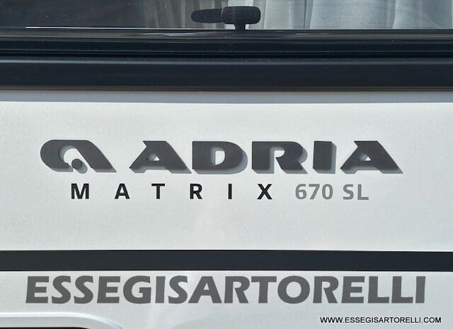 ADRIA MATRIX 60° SELECTION M 670 SL AUTOMATICO SILVER 2025 GEMELLI GARAGE BASCULANTE pieno