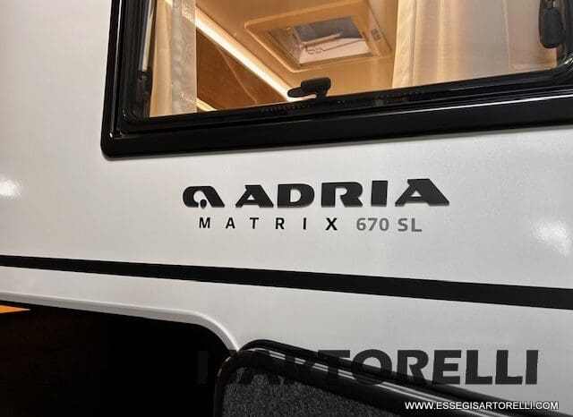 ADRIA MATRIX 60° SELECTION M 670 SL AUTOMATICO SILVER 2025 GEMELLI GARAGE BASCULANTE pieno
