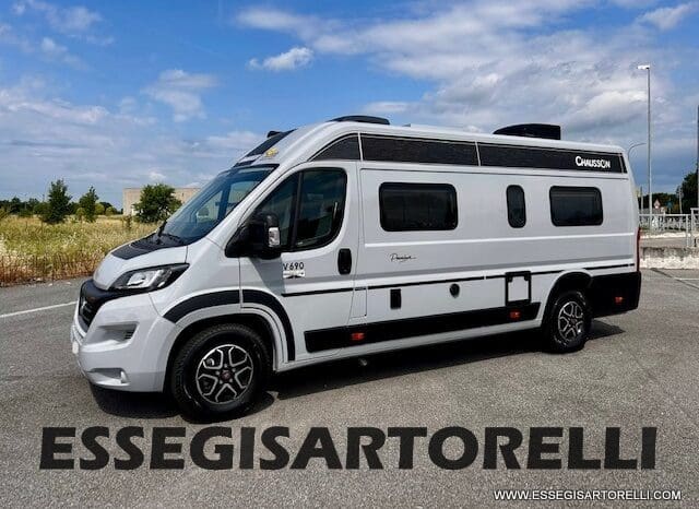CHAUSSON PREMIUM V 690 AUTOMATICO 2023 POWER UNIPROPR. VAN 636 DOPPIO CLIMA FULL KM 6.108 pieno