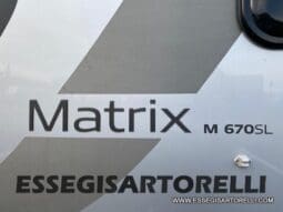 ADRIA MATRIX 50° SILVER COLLECTION M 670 SL GEMELLI GARAGE E BASCULANTE 2016 UNIPRO. 150 POWER pieno