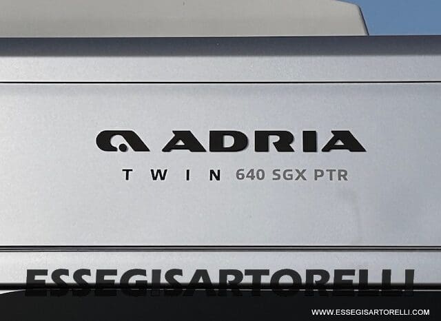 ADRIA TWIN 60° SELECTION 640 SGX PTR AUTOMATICO SILVER 2025 (POP TOP ROOF) POPUOP pieno