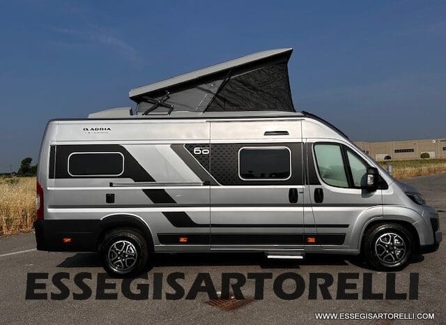 ADRIA TWIN 60° SELECTION 640 SGX PTR AUTOMATICO SILVER 2025 (POP TOP ROOF) POPUOP pieno