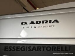 ADRIA TWIN 60° SELECTION 640 SGX PTR AUTOMATICO SILVER 2025 (POP TOP ROOF) POPUOP pieno