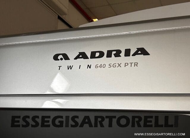 ADRIA TWIN 60° SELECTION 640 SGX PTR AUTOMATICO SILVER 2025 (POP TOP ROOF) POPUOP pieno