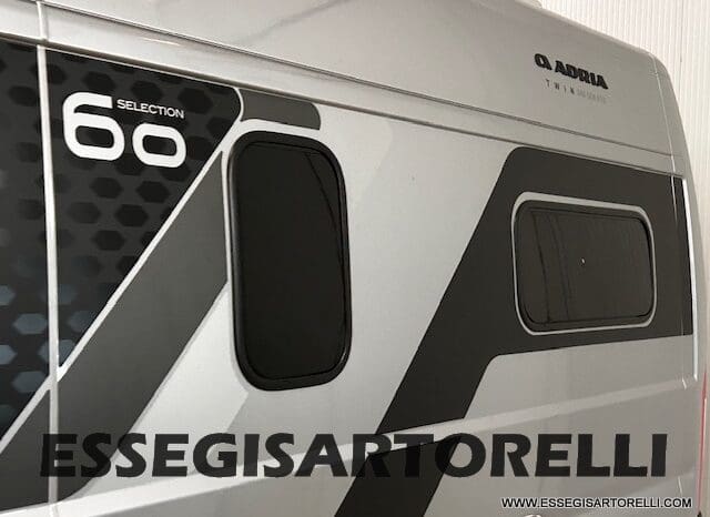 ADRIA TWIN 60° SELECTION 640 SGX PTR AUTOMATICO SILVER 2025 (POP TOP ROOF) POPUOP pieno