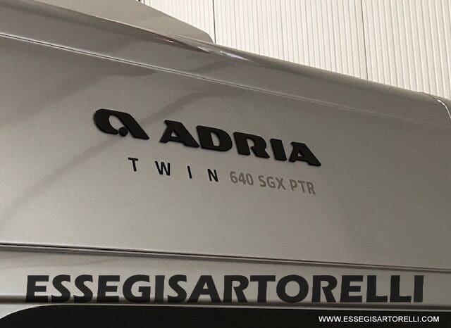 ADRIA TWIN 60° SELECTION 640 SGX PTR AUTOMATICO SILVER 2025 (POP TOP ROOF) POPUOP pieno