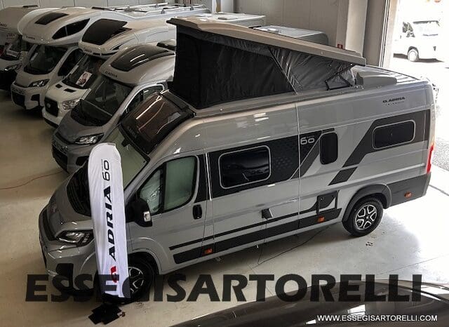 ADRIA TWIN 60° SELECTION 640 SGX PTR AUTOMATICO SILVER 2025 (POP TOP ROOF) POPUOP pieno