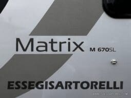 ADRIA MATRIX 50° SILVER COLLECTION M 670 SL GEMELLI GARAGE E BASCULANTE 2016 UNIPRO. 150 POWER GANCIO TRAINO pieno