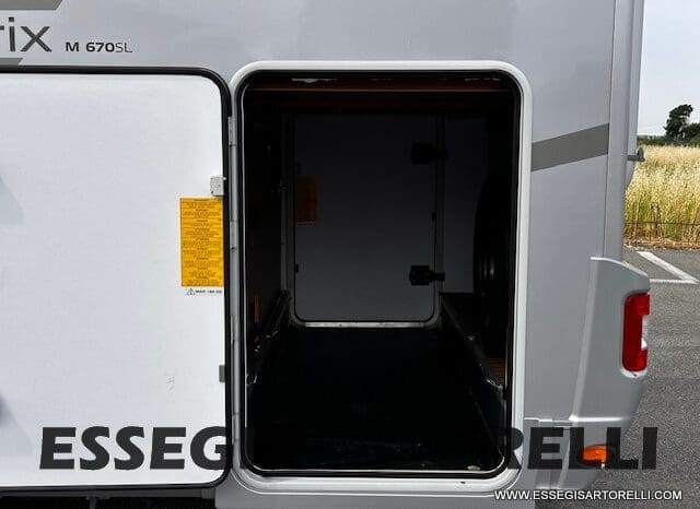 ADRIA MATRIX 50° SILVER COLLECTION M 670 SL GEMELLI GARAGE E BASCULANTE 2016 UNIPRO. 150 POWER GANCIO TRAINO pieno