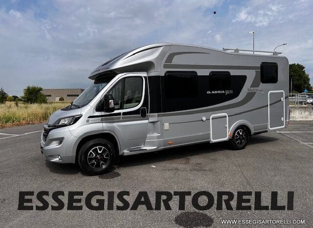 ADRIA MATRIX 50° SILVER COLLECTION M 670 SL GEMELLI GARAGE E BASCULANTE 2016 UNIPRO. 150 POWER GANCIO TRAINO pieno
