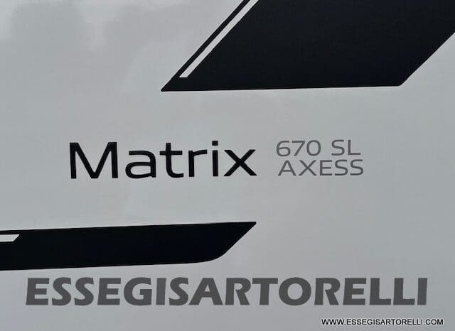 ADRIA MATRIX M 670 SL GEMELLI 165 CV POWER 12/2017 KM 28.328 UNIPRO DOPPIO CLIMA SAT FULL pieno