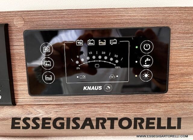 KNAUS VAN BOXLIFE 600 MQ LETTO BASCULANTE 599 TELAIO HEAVY FULL 2020 GANCIO TRAINO 3.000 KG pieno