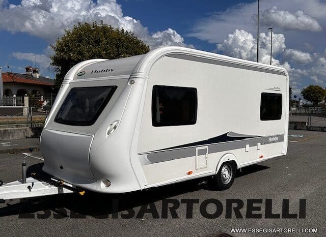 HOBBY EXCELLENT 455 UF CLIMA E MOVER CARAVAN 4 POSTI 2012 1.250 KG pieno