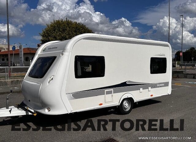 HOBBY EXCELLENT 455 UF CLIMA E MOVER CARAVAN 4 POSTI 2012 1.250 KG pieno