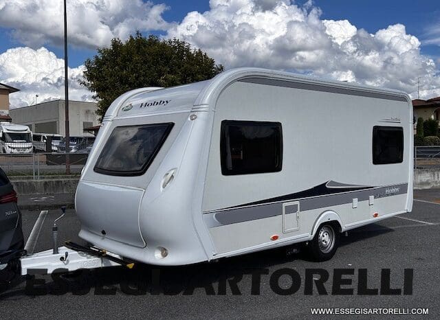 HOBBY EXCELLENT 455 UF CLIMA E MOVER CARAVAN 4 POSTI 2012 1.250 KG pieno